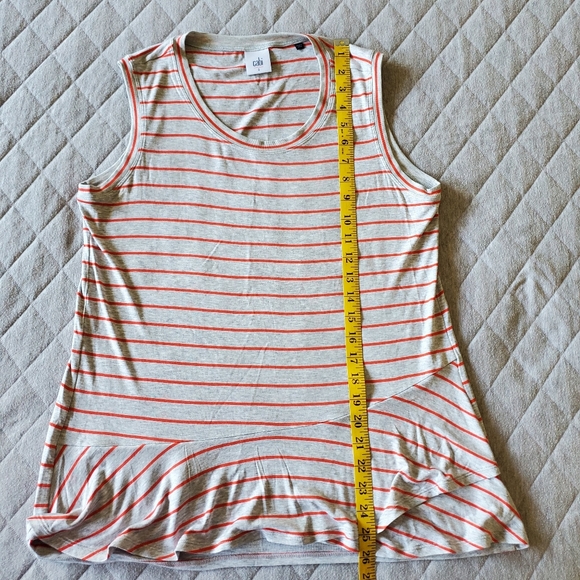 ⭐4/$20 Cabi Ruffle Tank Top Small - Picture 7 of 8